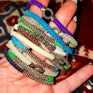 Lot of Lagos Adjustable macrame bracelets
